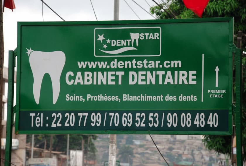 Cabinet dentaire - Plaque d'affichage